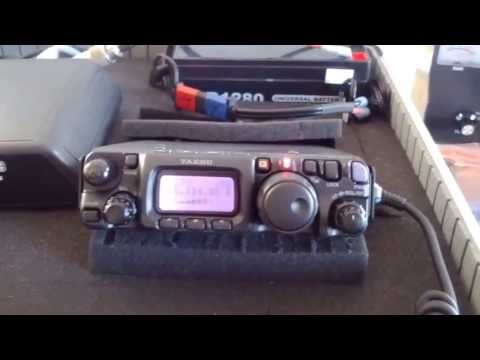 Yaesu 817ND indoor QRP contact (1000+ miles)