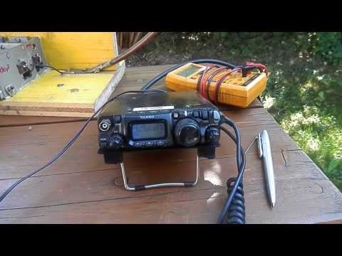 QRP mit FT 817 und magnetic loop