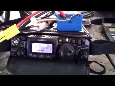 VK3XPT QRP with G2YT - using the AlexLoop from indoors!