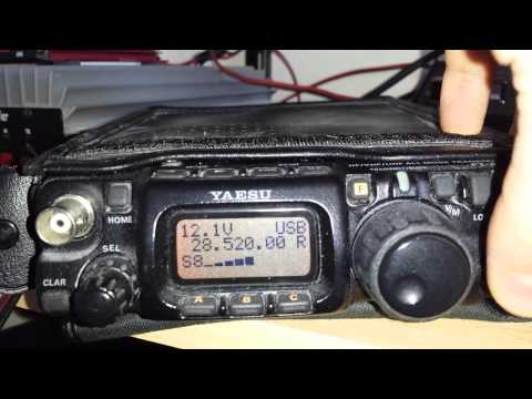 Yaesu ft-817 qrp on indoor antenna LZ1YG de 2E0IJK