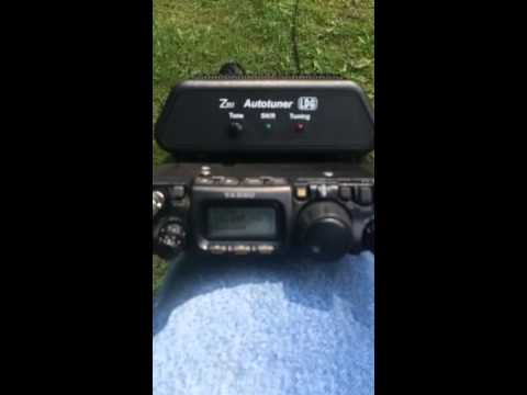 QRP FT-817ND 17m Home Brew BuddiPole