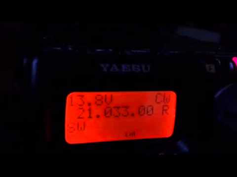 JR6RLV TATSU QSO QRP 1w CW FT-817