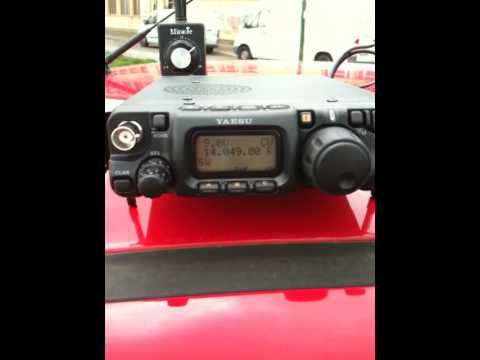 IZ3LCI - Qso CW qrp Yaesu FT-817 portatile con SM5RN