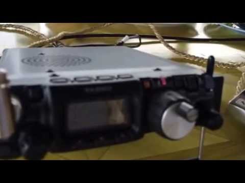 FK8CE qso E29BUQ/QRP, FT-817 CW, EFHW ANT