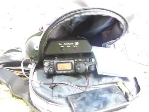FT-817ND portable on a mountain peak