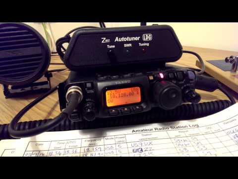 M0SAZ QRP QSO with YO6PMX and YO6OFL - 0.5w FT-817