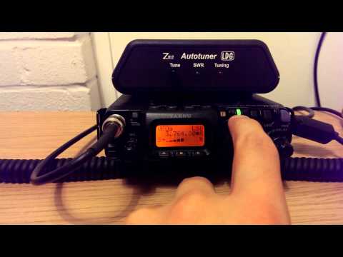 Yaesu FT-817ND listening to HF SSB Field Day - 80m