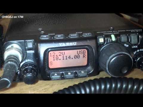 Listening to VA3DL on 17m 30.10.2014