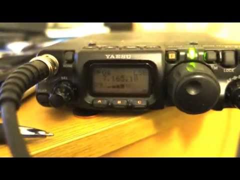QRP Yaesu FT 817 - 5 watts and END FED antenna
