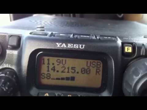 XE1QQ caught on my Yaesu FT-817 and mirical whip antenna