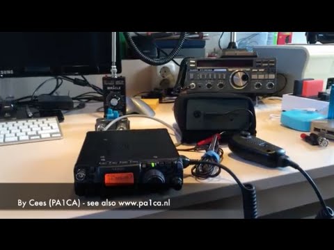 My First QSO with the Miracle Whip Antenna