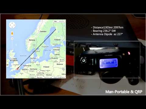 QRP QSO OH8 - G7 2097km | Yaesu FT 817ND