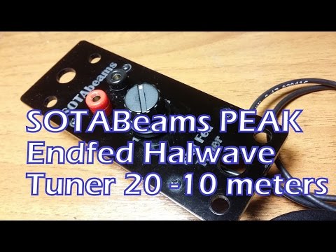 SOTABeams Peak End fed Tuner & 10m WSPR test | Yaesu FT-817ND