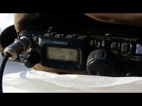 Работа на КВ из полевых условий, радио Yaesu FT-817 2015-03-07