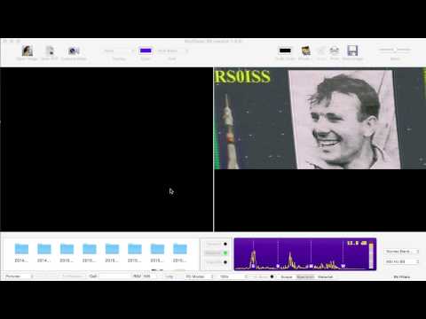 Receiving SSTV image from ISS