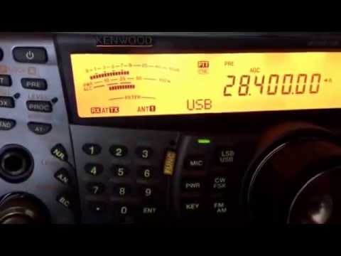 M0JDP on yaesu ft817 in garden