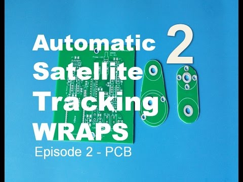Ham Radio Portable Satellite Tracking System WRAPS - EP2 Cutting the PCB