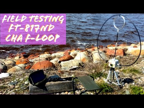 YAESU FT-817 F-LOOP Rapid Deployment Field Test