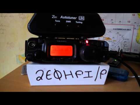 QRP Contact with VE2BWL Guy in Canada Yaesu ft-817 9/11/15