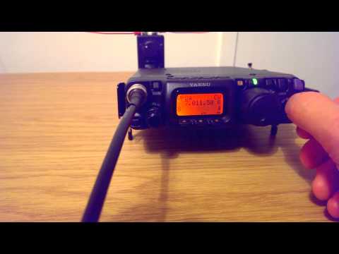 Yaesu FT-991 vs FT-817ND 40m HF CW RX Test by M0SAZ