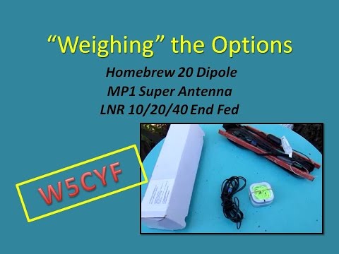 Compare the Weights of MP1 Super Antenna–LNR 10/20/40-Dipole