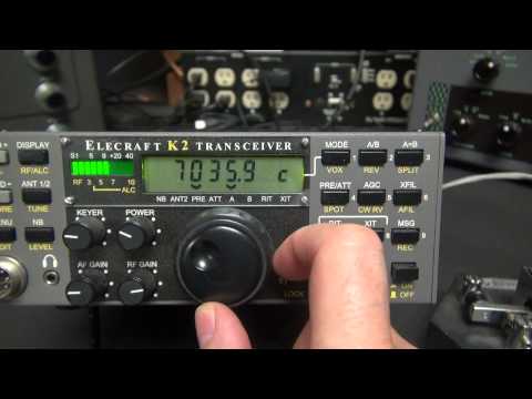 Elecraft K2 CW SSB Ham Radio Transceiver Fathers Day Gift 2015 N6tlu