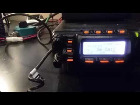 Kg7vlb on wouxun uv8d and tram antenna qrp mobile