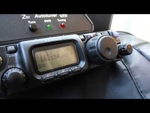 FT-817nd QRP 1W: QSO with EA8JK