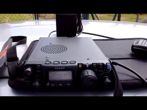 Contato QRP PY2DS e LU4DJB Yaesu FT-817 e ATAS-25