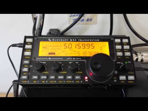 Waters & Stanton KX3 demo - Working Spain from UK on 50MHz