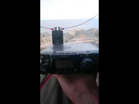 Yaesu ft-817 wonderloop receiving Vo1dk in Wales