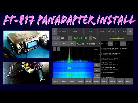 YAESU FT817 PANADAPTER Installation [817Companion]