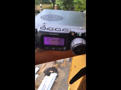 Yaesu ft-817 on uhf 432.100 USB 5 watts!