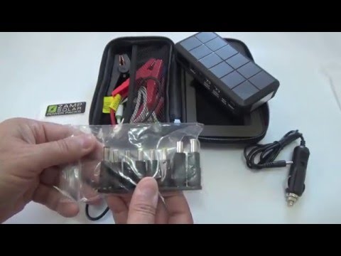 Testing The Zamp Solar Power Pack For QRP Ham Radio Use-2-23-2016