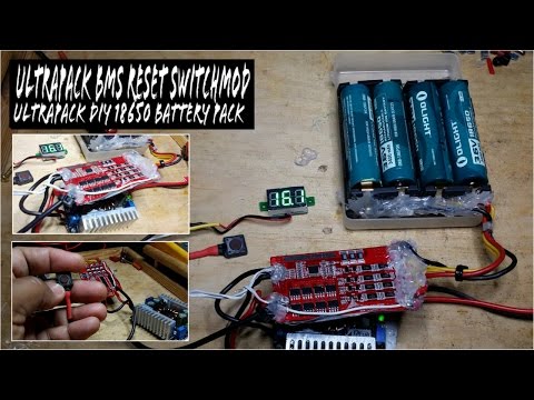 DIY Yaesu FT-817ND 48wh Battery Pack - UltraPack BMS Reset Switch Mod