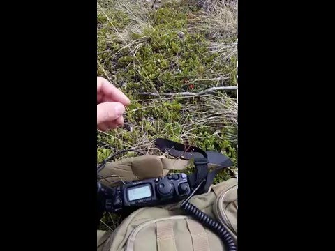 Yaesu FT-817 in the mountains