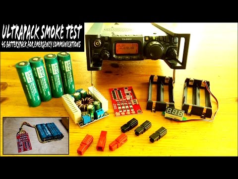 DIY Yaesu FT-817ND 48wh Battery Pack - UltraPack  SMOKE TEST
