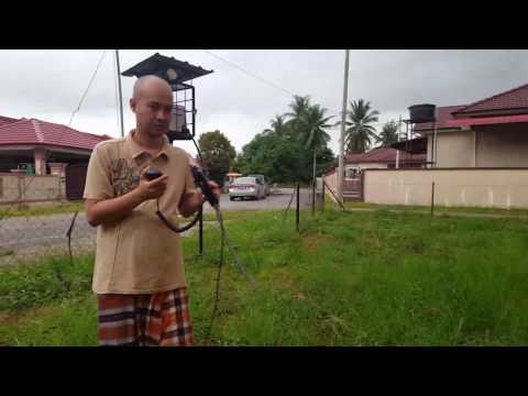 QRP FT817 2.5watt n Double Bazoka by 9W2YZI