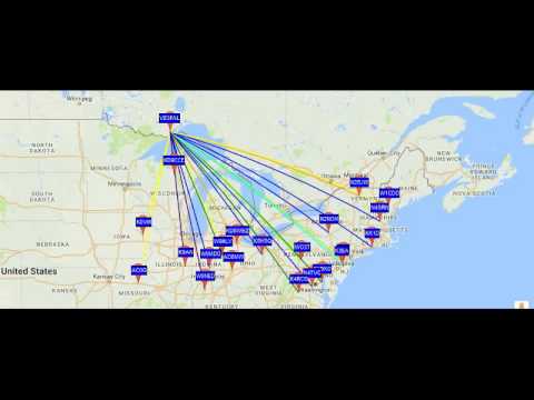 40 m WSPR @ .5w to Chameleon Hy Brid