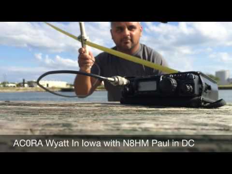 Amateur Radio Satellite with Yaesy FT 817