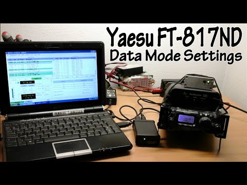 Yaesu FT-817ND Data Modes Settings
