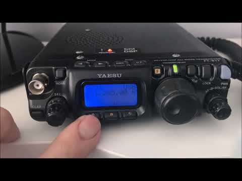 Using the Yaesu FT817ND menu de Chris M0RSF