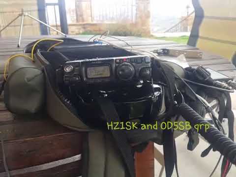 QSO HZ1SK and OD5SB qrp ft-817 nd