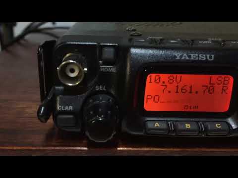 SotaBeams Speech Compressor and a Yaesu FT-817 QSO with KF4IZE